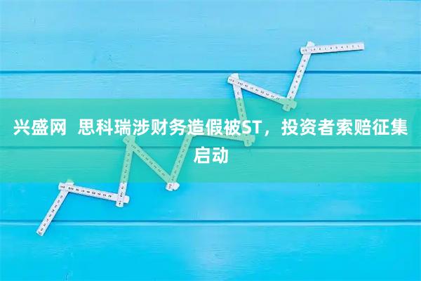 兴盛网  思科瑞涉财务造假被ST，投资者索赔征集启动