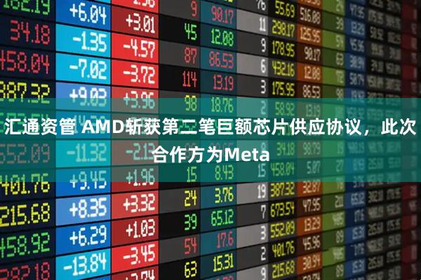 汇通资管 AMD斩获第二笔巨额芯片供应协议，此次合作方为Meta